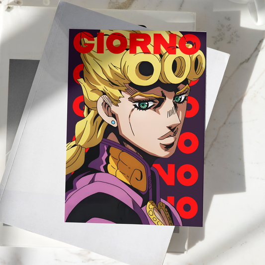 Giorno Giovanna | Anime Poster