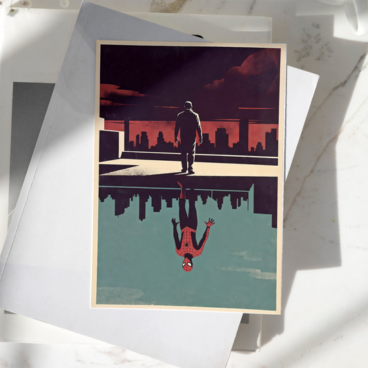 Spider Man Peter Parker Poster High Quality - A4 Size - 250GSM - No Self Adhesive