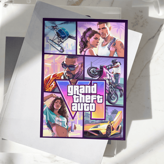 Grand Theft Auto VI | Game Poster | A4