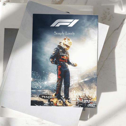 Max Verstappen F1 Champion Poster | A4