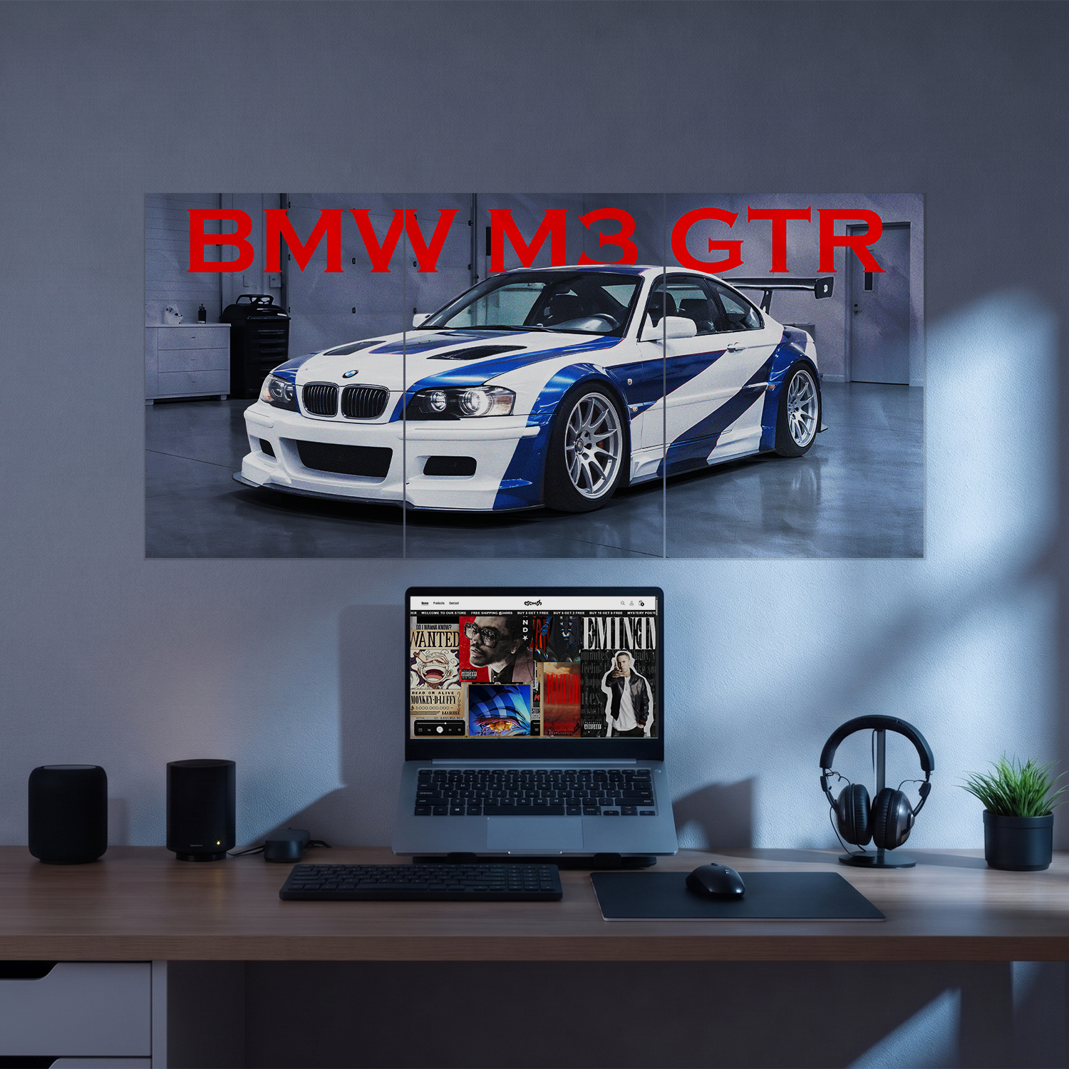 BMW M3 GTR Split Poster | Car Poster