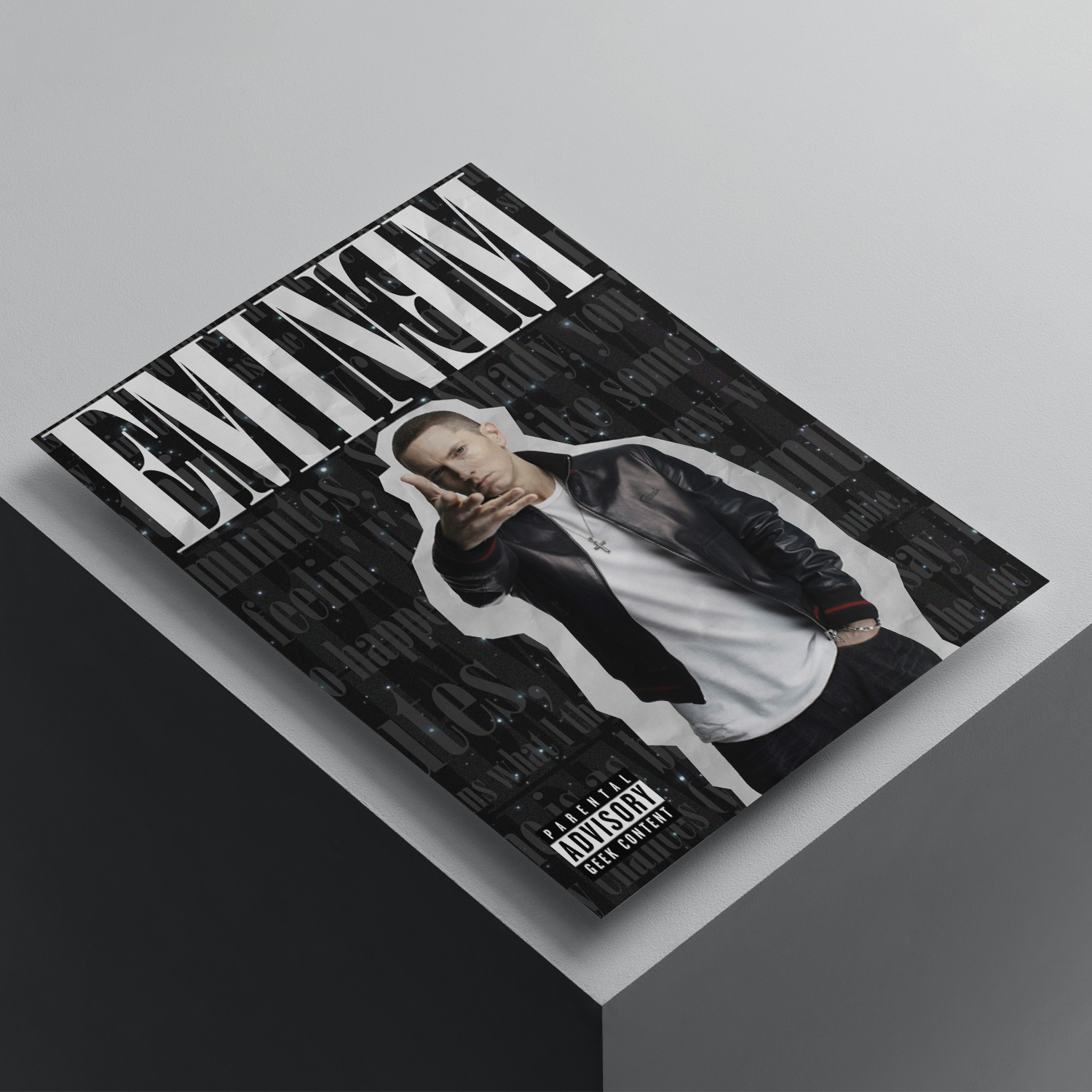 Eminem Poster High Quality - A4 Size - 300GSM - No Self Adhesive