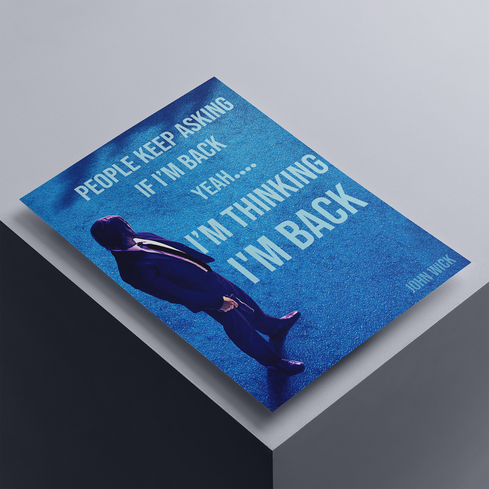 John Wick Poster High Quality - A4 Size - 250GSM - No Self Adhesive