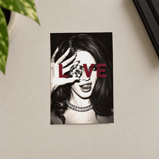 Love Diamond Poster | A6