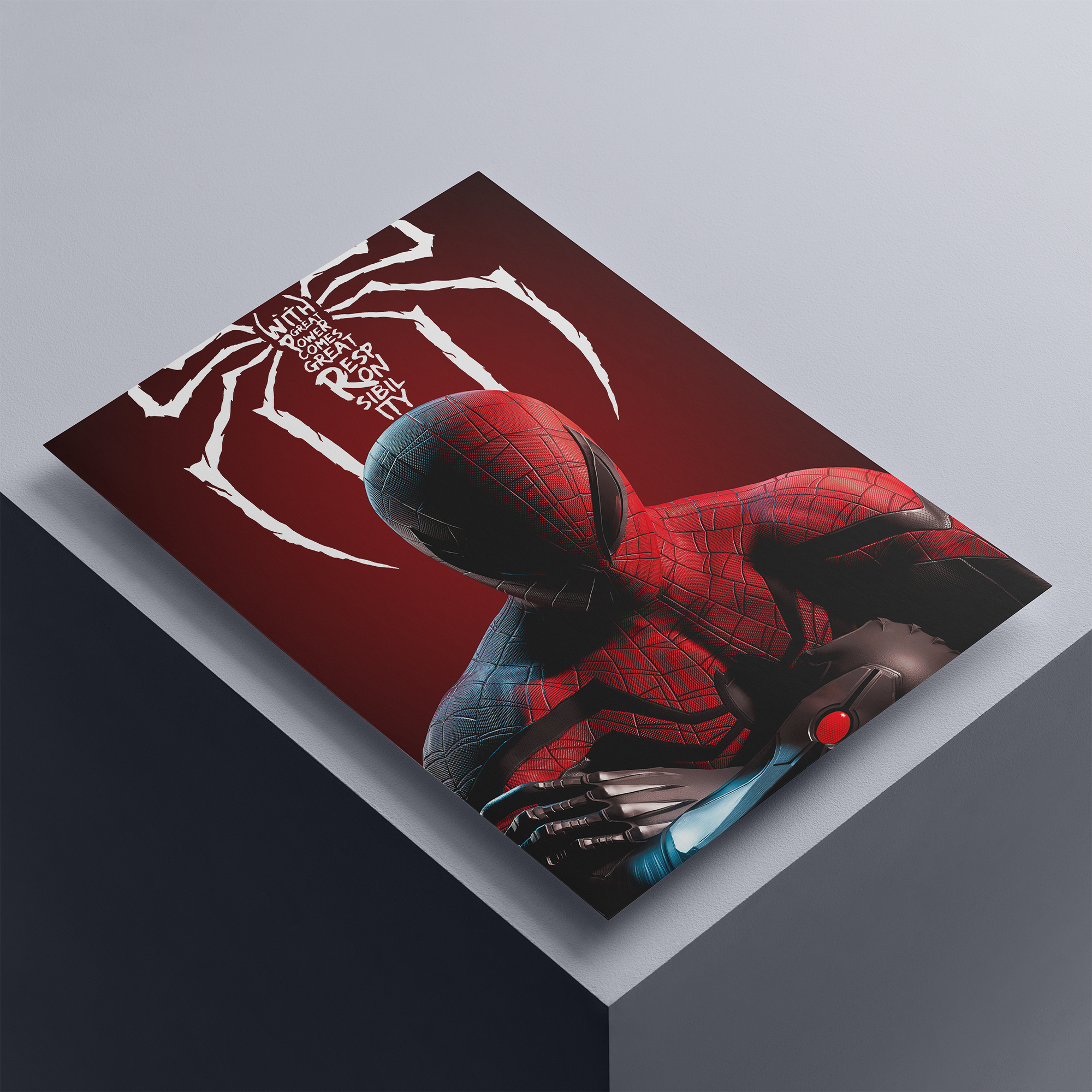 Spiderman Poster High Quality - A4 Size - 250GSM - No Self Adhesive