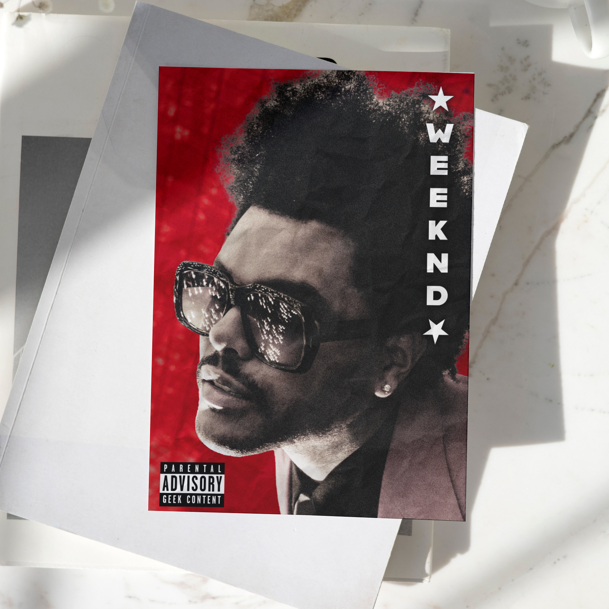 The Weeknd Poster High Quality - A4 Size - 300GSM - No Self Adhesive