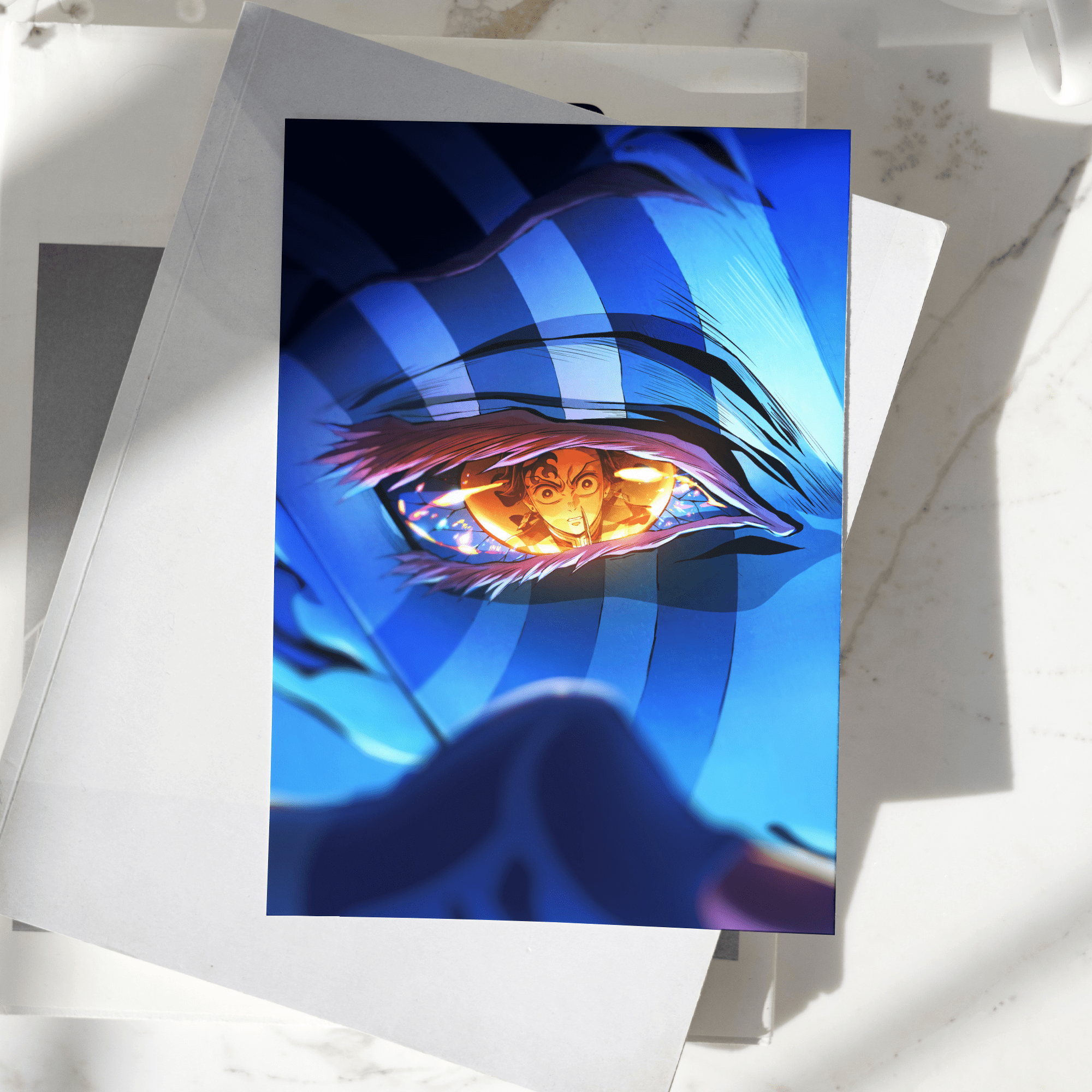 Akaza | Demon Slayer | Anime Poster | A4