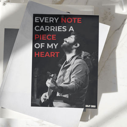 Arijit Singh | Artist Poster | A4