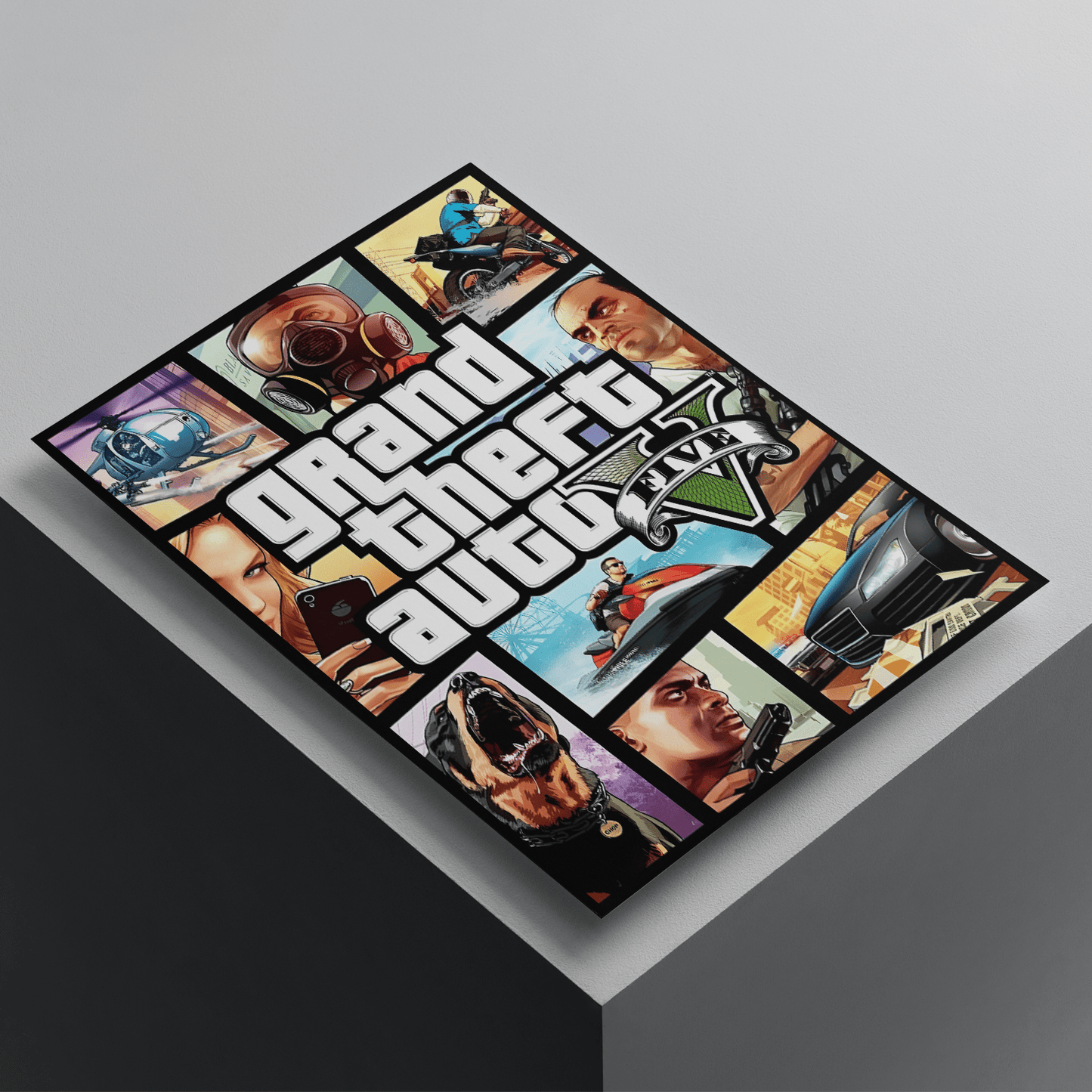 Grand Theft Auto V | Game Poster | A4