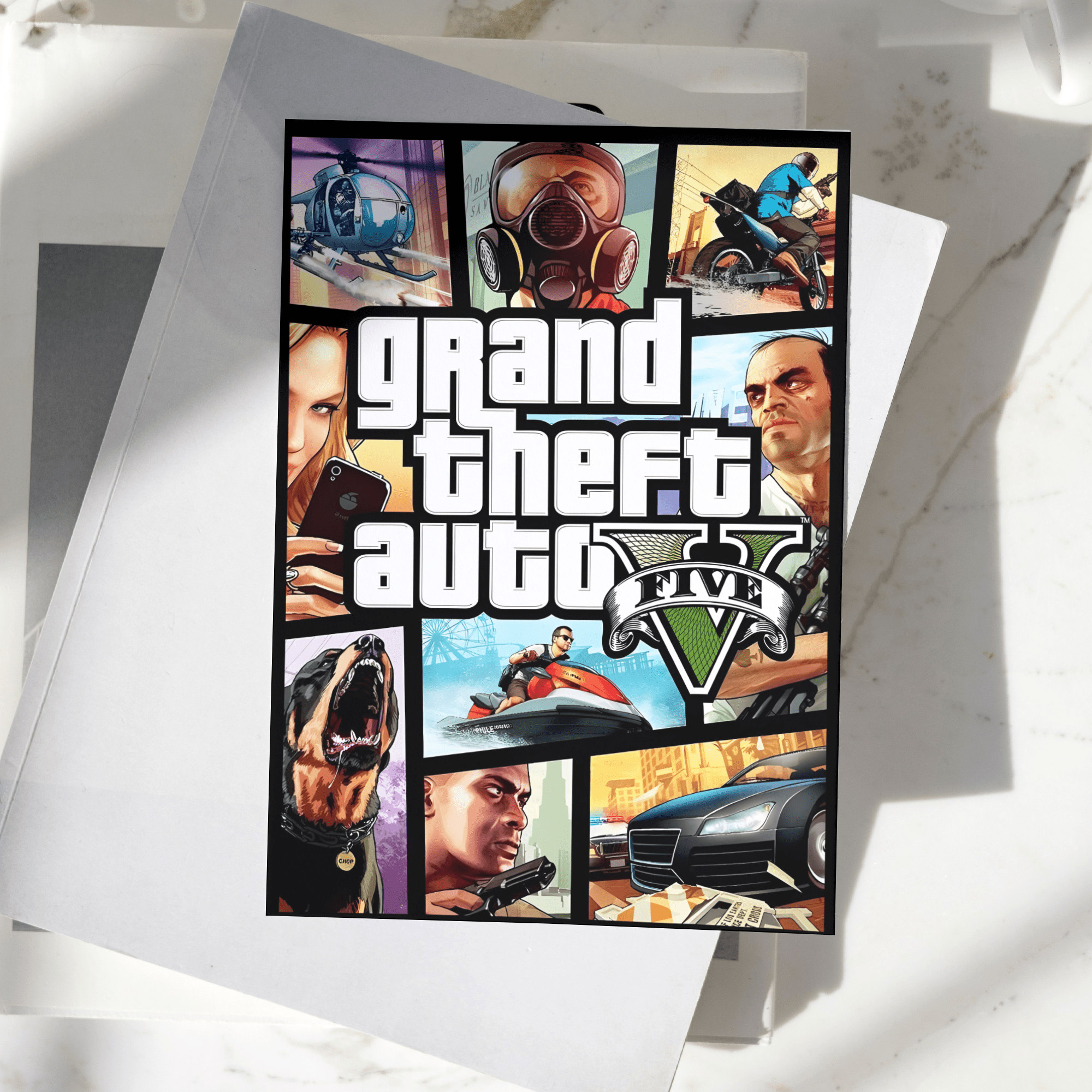 Grand Theft Auto V | Game Poster | A4