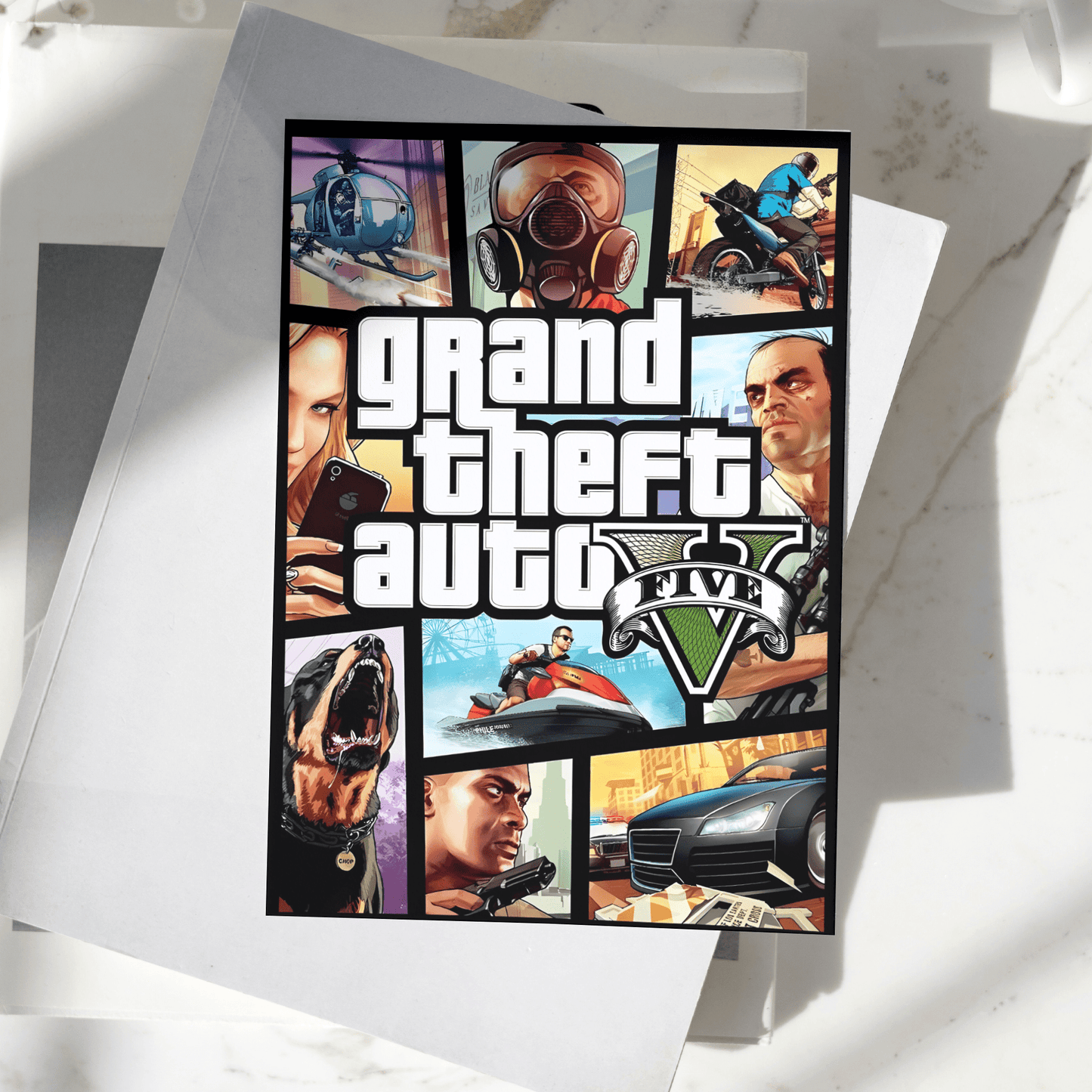 Grand Theft Auto V | Game Poster | A4