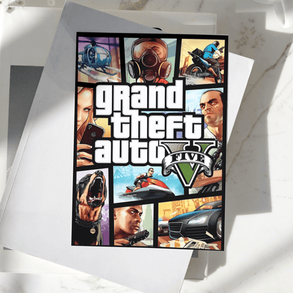 Grand Theft Auto V | Game Poster | A4