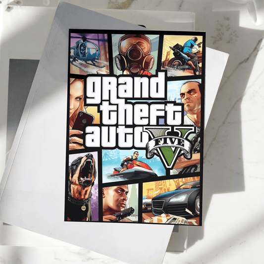 Grand Theft Auto V | Game Poster | A4