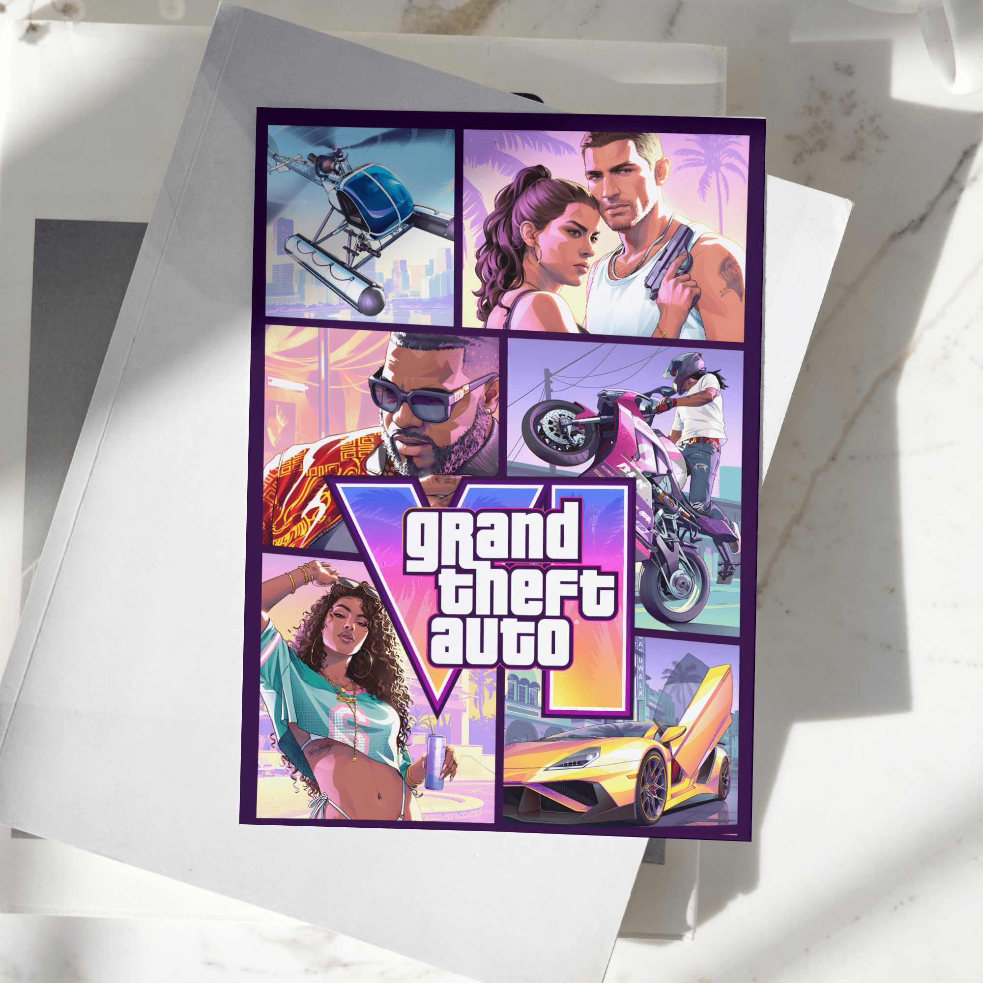 Grand Theft Auto VI | Game Poster | A4