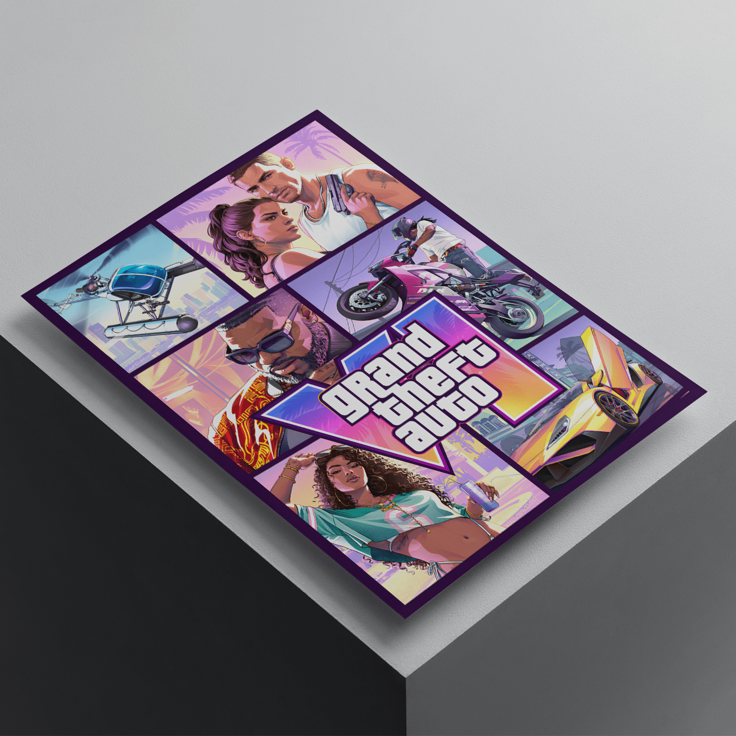 Grand Theft Auto VI | Game Poster | A4