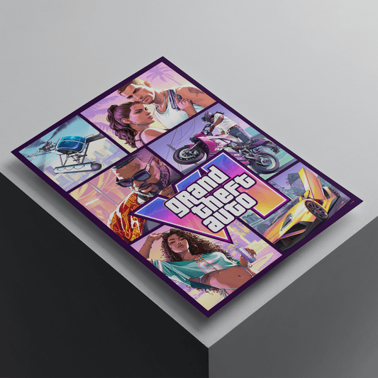 Grand Theft Auto VI | Game Poster | A4