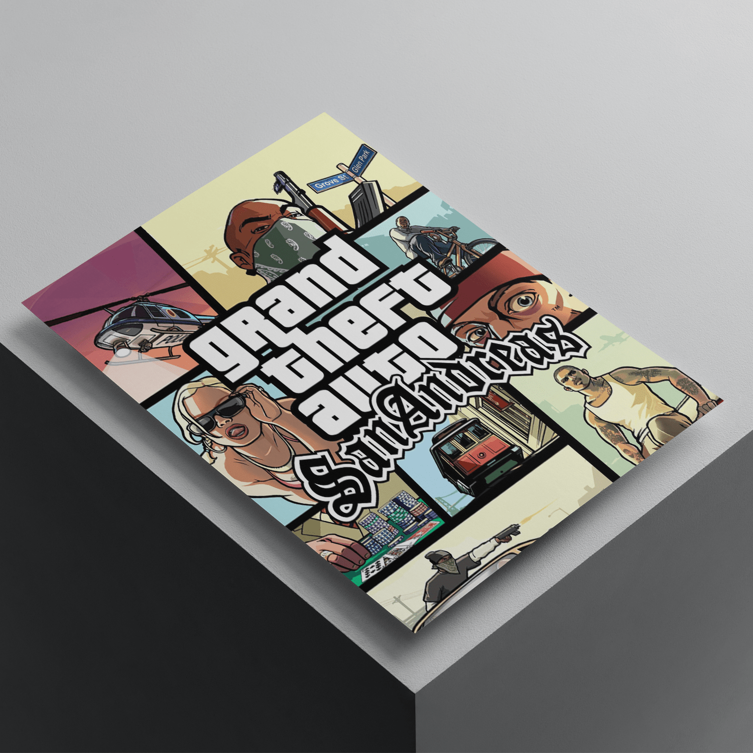 GTA San Andreas | Gaming Poster | A4