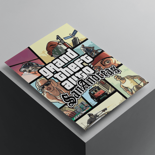 GTA San Andreas | Gaming Poster | A4
