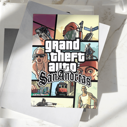 GTA San Andreas | Gaming Poster | A4