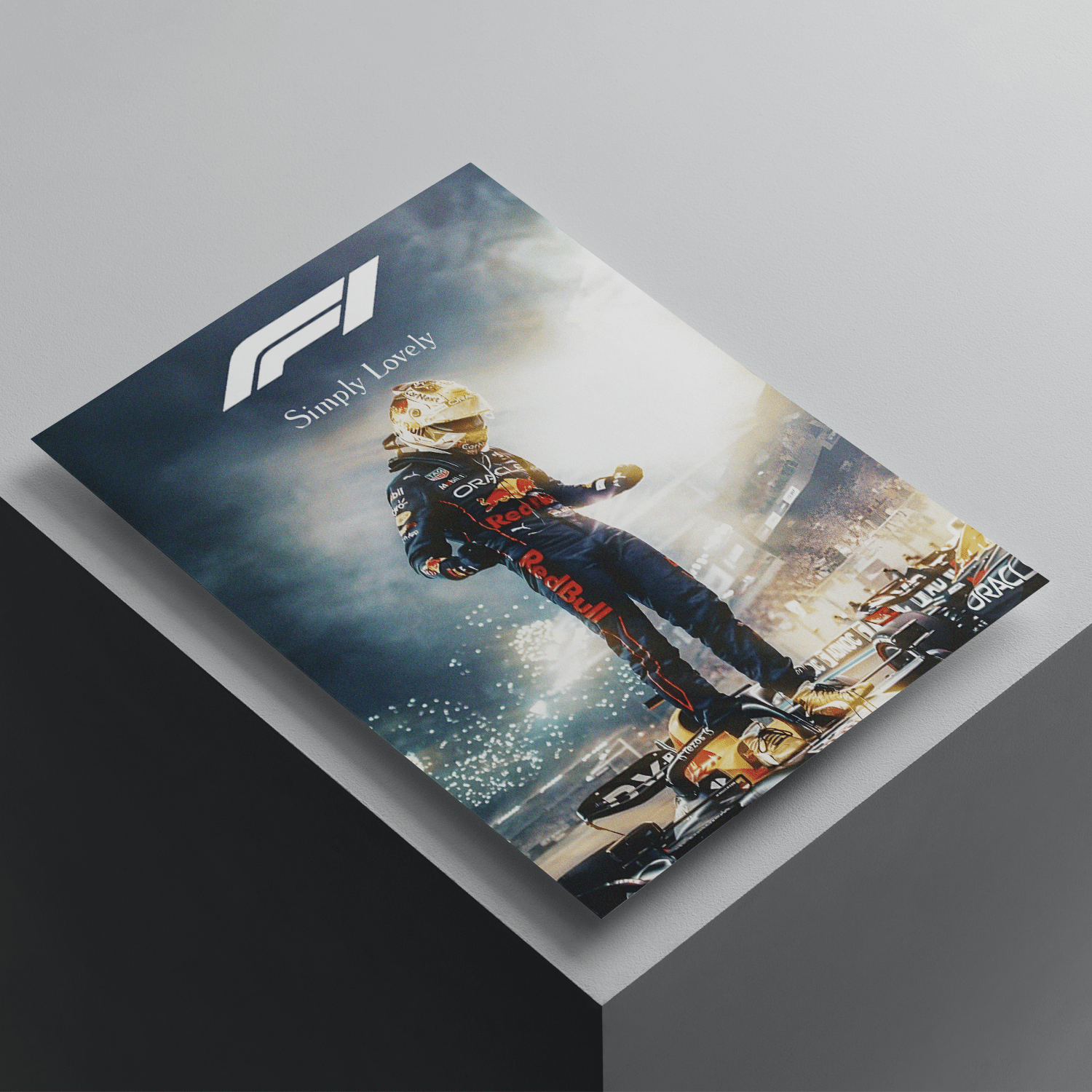 Max Verstappen F1 Champion Poster | A4
