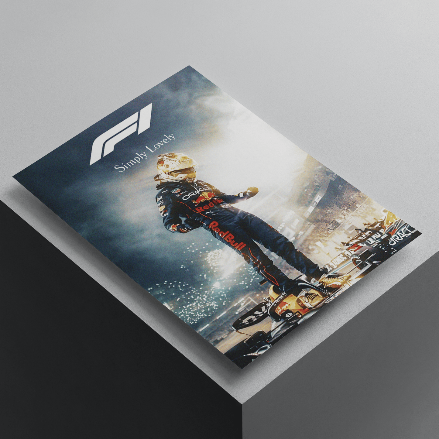 Max Verstappen F1 Champion Poster | A4