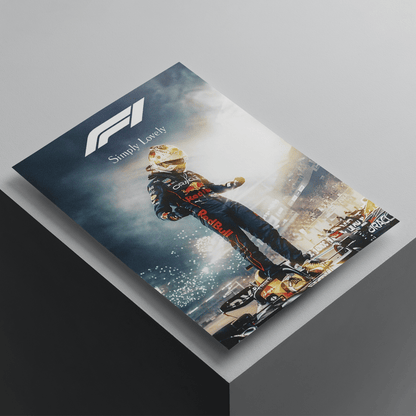 Max Verstappen F1 Champion Poster | A4