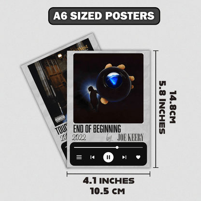 Mini Album Poster Collection | Set of 15 | A6