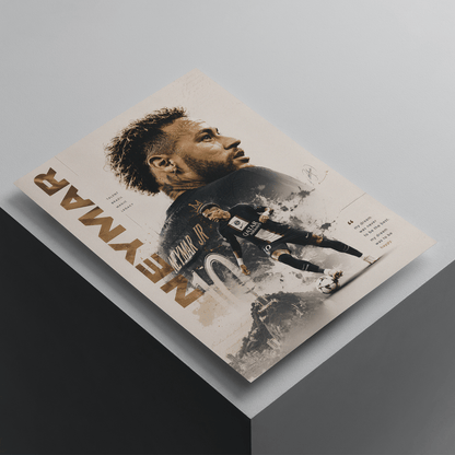 Neymar Jr. PSG | Football Poster | A4