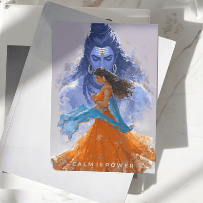 Shiva Shakti | Spritual Poster | A4